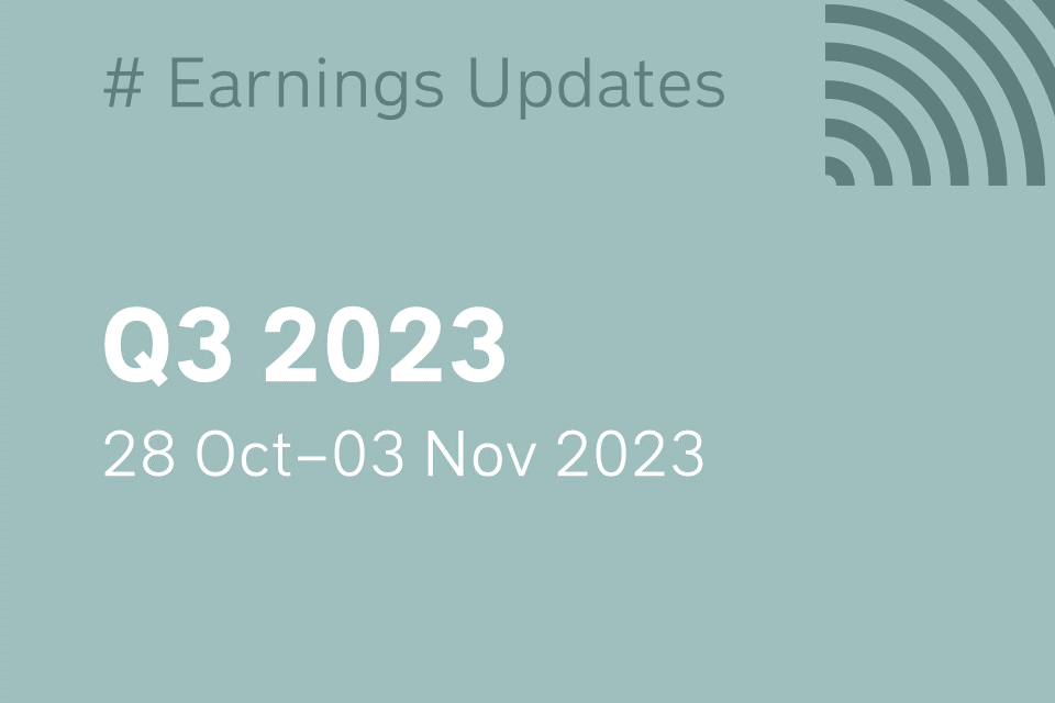 Earnings Updates | Q3 2023