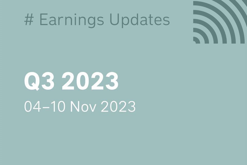 Earnings Updates | Q3 2023