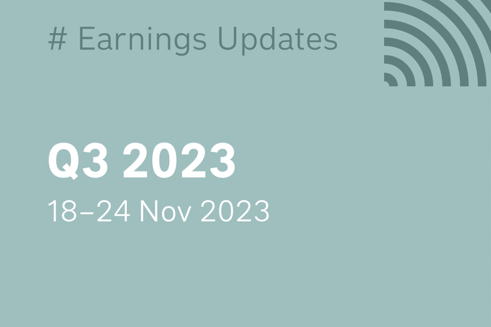 Earnings Updates | Q3 2023